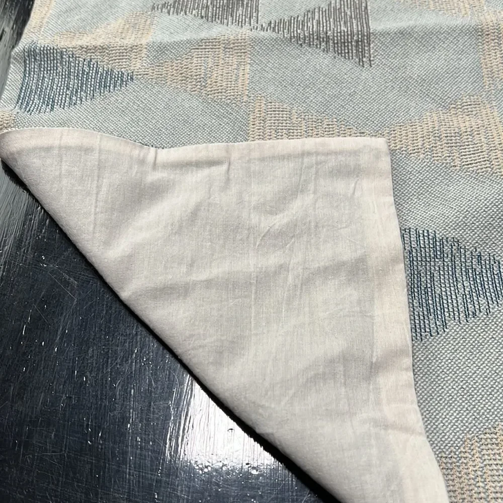 West Elm Stripe Shape Woven Sham